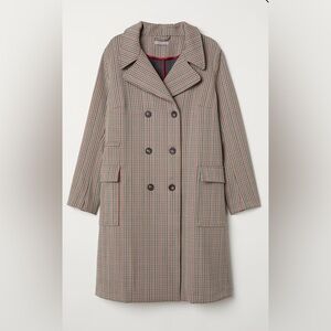 H&M wool long Women's jacket size 6